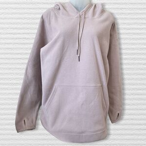 NWOT Zella Women's Cozy Up Polar Fleece Hoodie -  Size S - Pink Sphinx